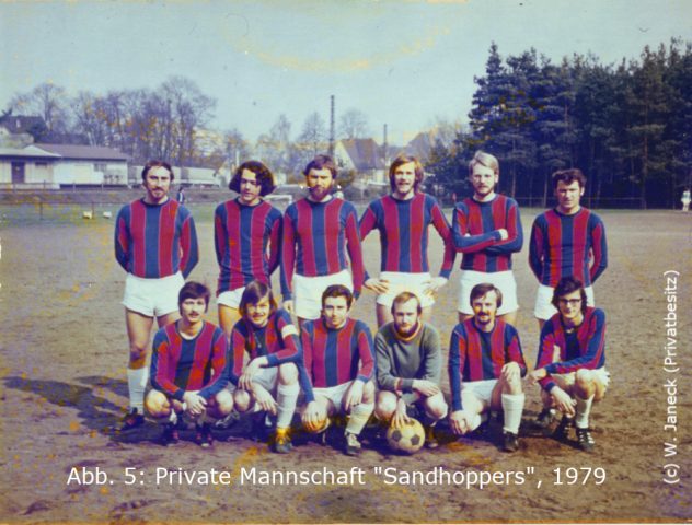 Private Fußballmannschaft "Sandhoppers"