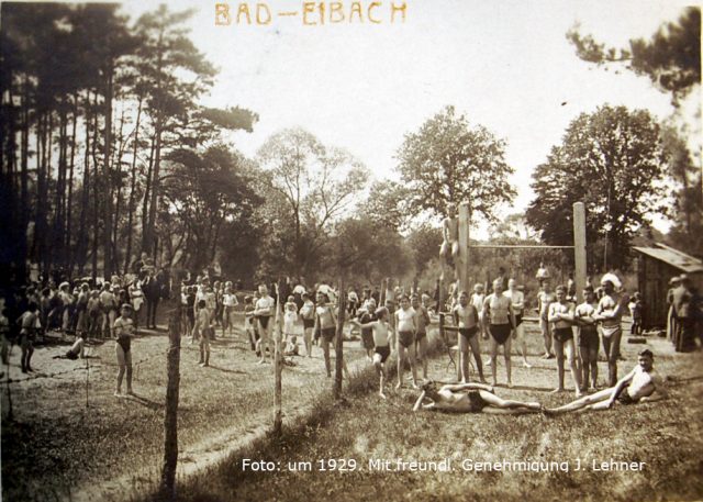 Helgolandbad: Badebetrieb um 1929