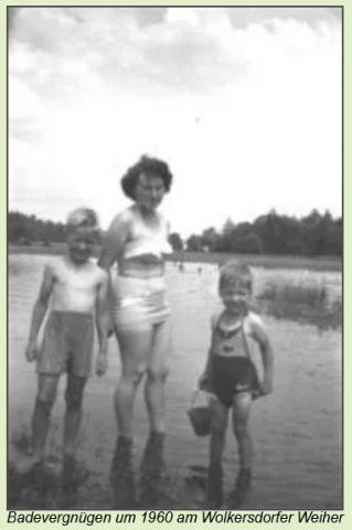 Badevergnügen um 1960