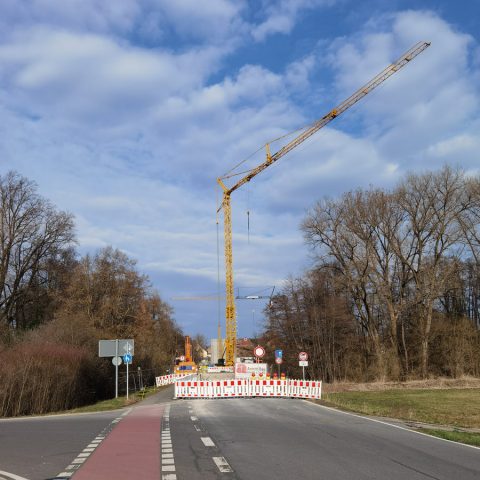 Monatelange Sperrung wegen Brückenneubau 2025/26 ©St.s
