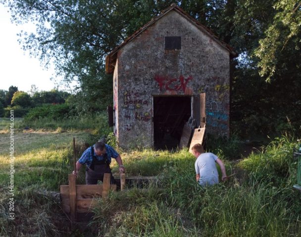 Schütz am Pumpenhaus