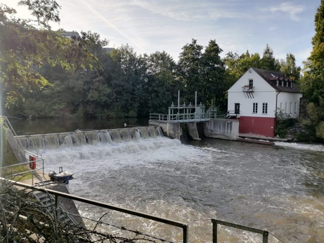 Foerstermühle mit Wehr in Fürth