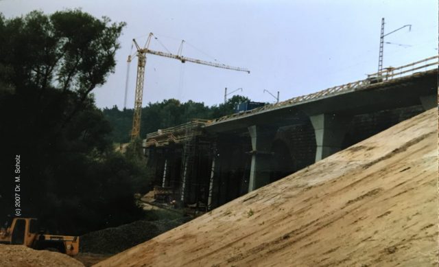 Bau der S-Bahn-Linie Bau der S-Bahn-Linie