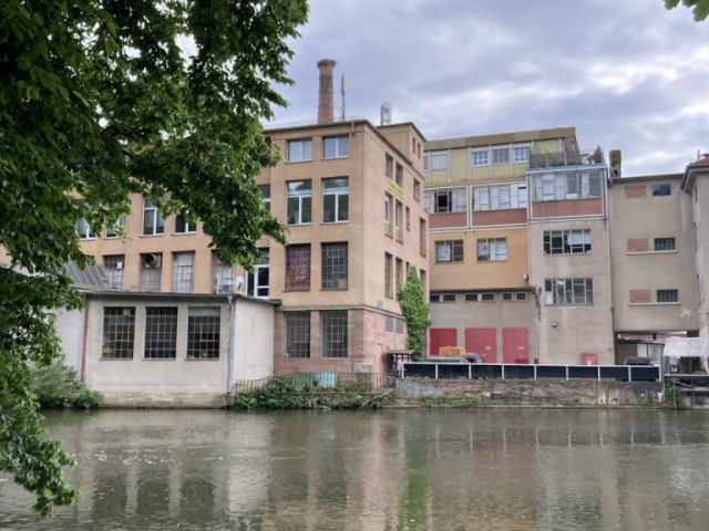 ehem. Leonische Werke, vom Fluss her