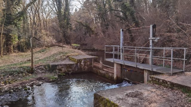 Wässerwiesen-Wehr der Schwabach ©St.S
