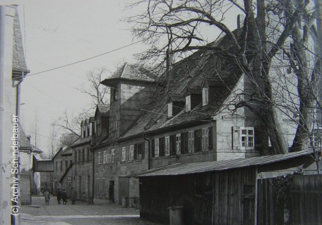 Altes Foto der Gerasmühlen-Häuser